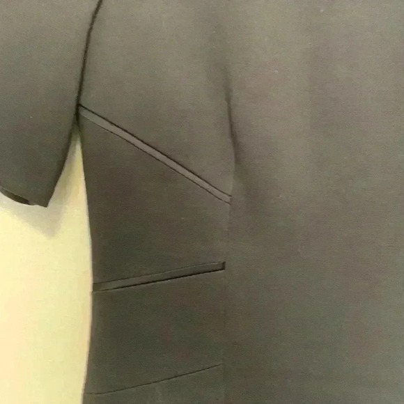 Elie Tahari Professional Dress,  Dark Brown Sheath Fully Lined Winter Weight - Picture 6 of 9